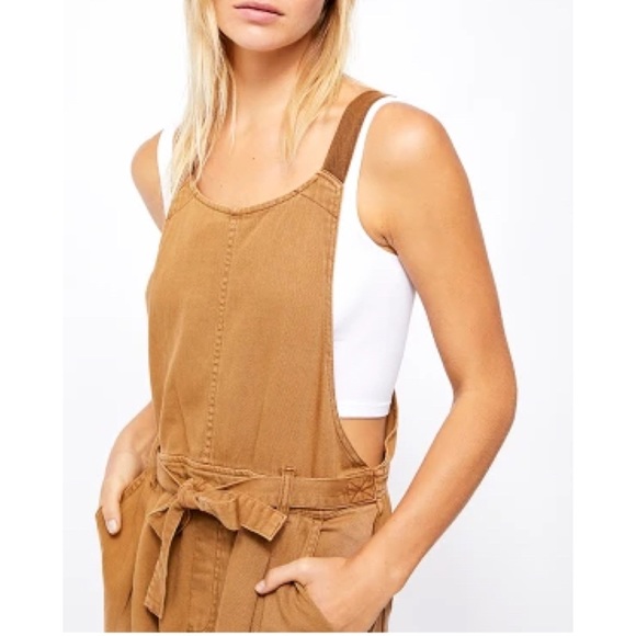 Free People Nobody’s Fool Overalls Jumpsuit - Picture 5 of 8